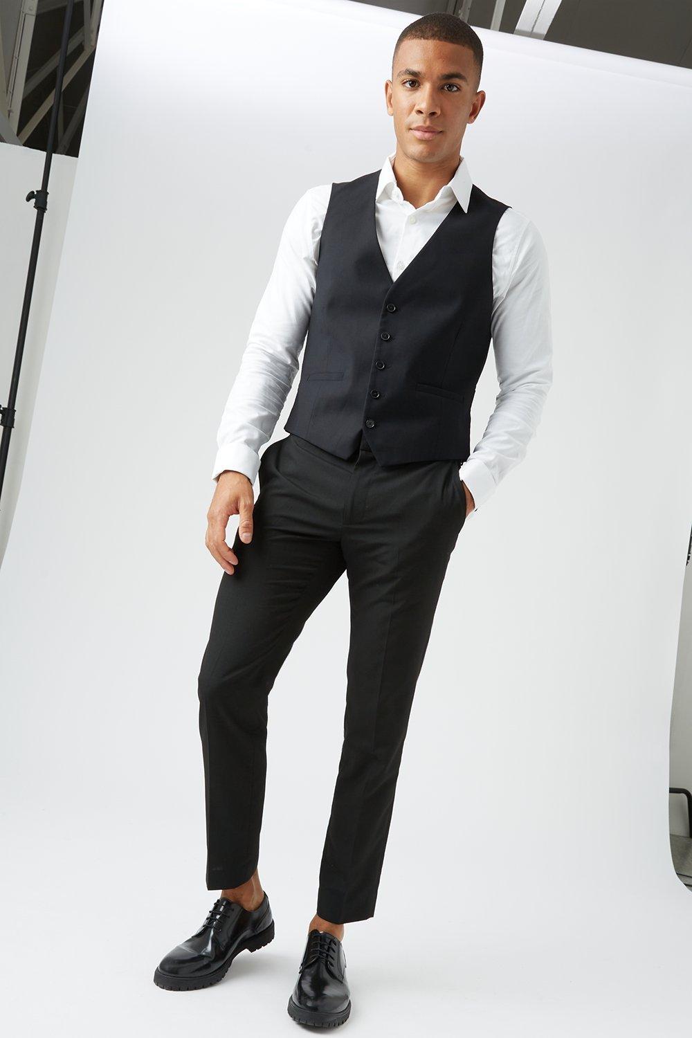 black waistcoat burton