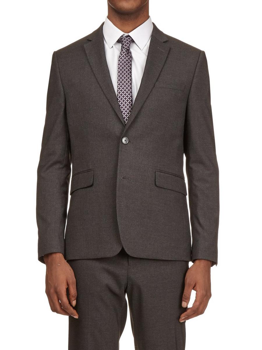 Charcoal Slim Fit Essential Suit Jacket