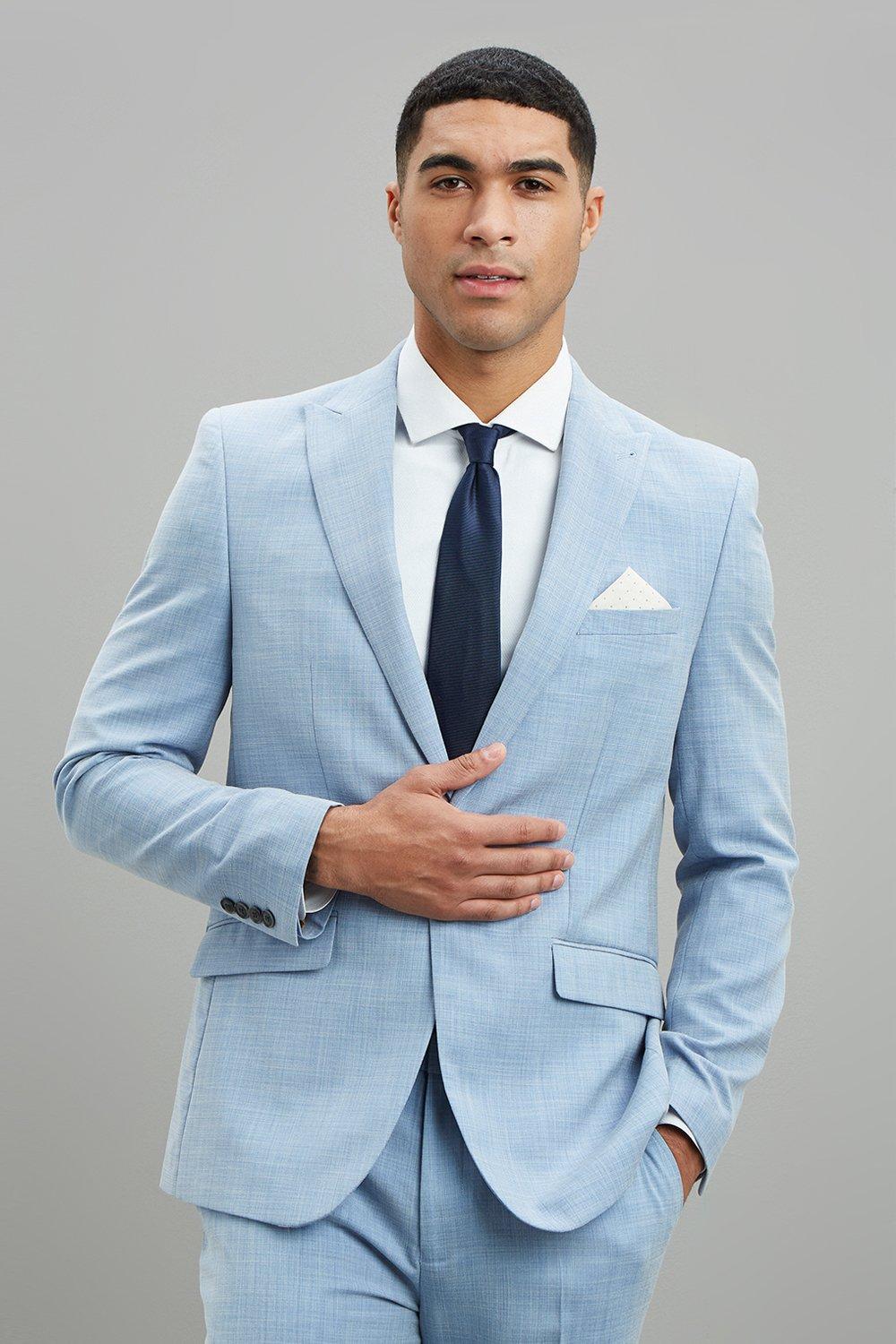 light blue suit men