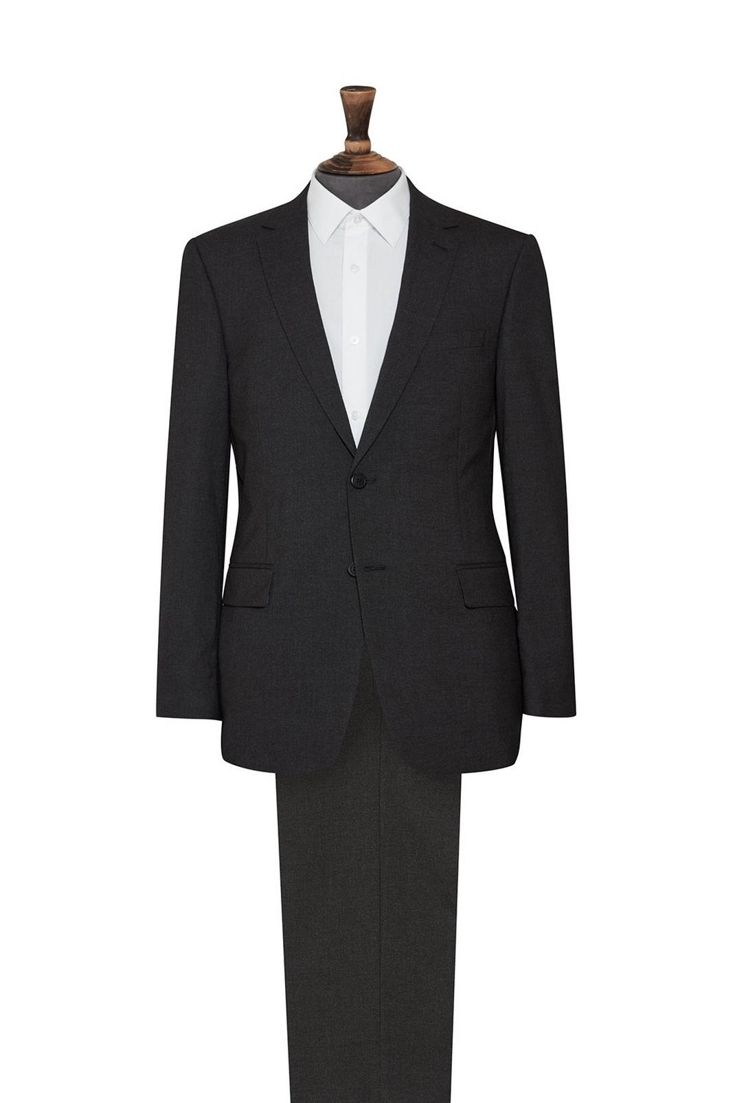 115 Grey Essential Tailored Fit Suit Jacket image number 1