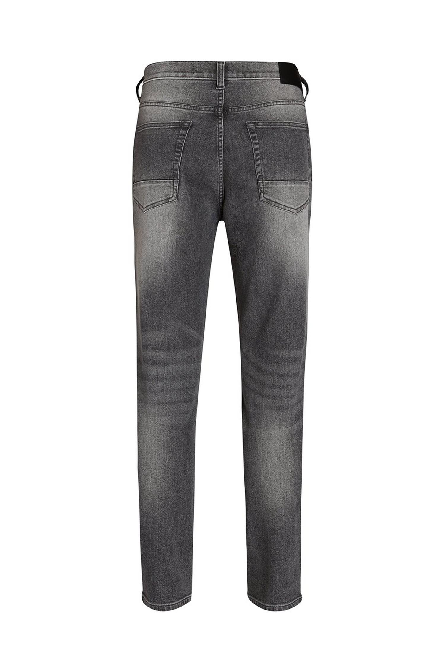 Dark Grey Tapered Fit Jeans | Burton UK