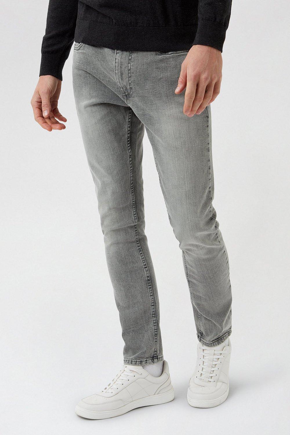 skinny light grey jeans