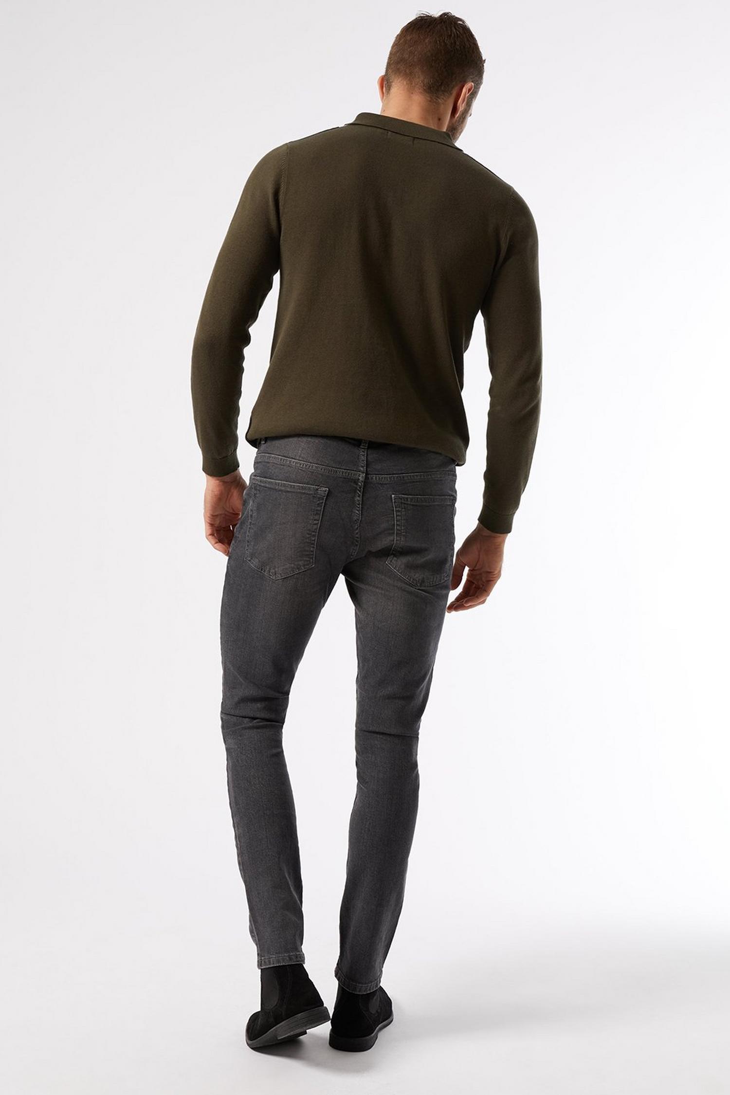 Dark Grey Skinny Jeans | Burton UK