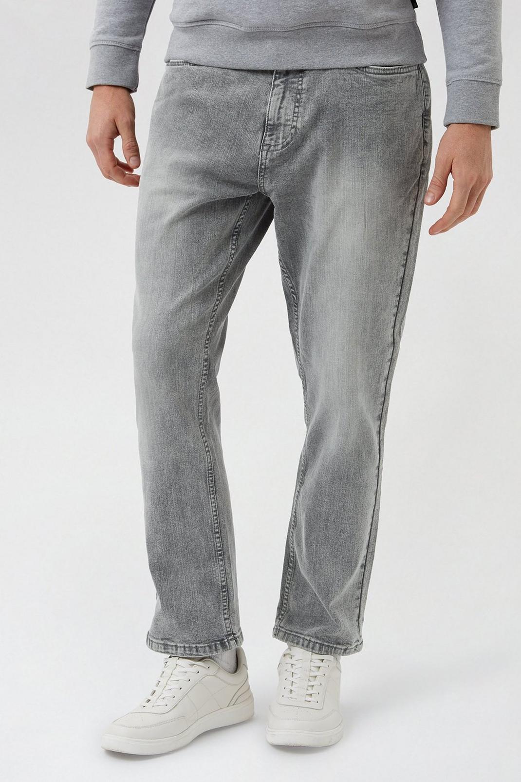 508 Grey Straight Vintage Light Grey Jeans image number 1