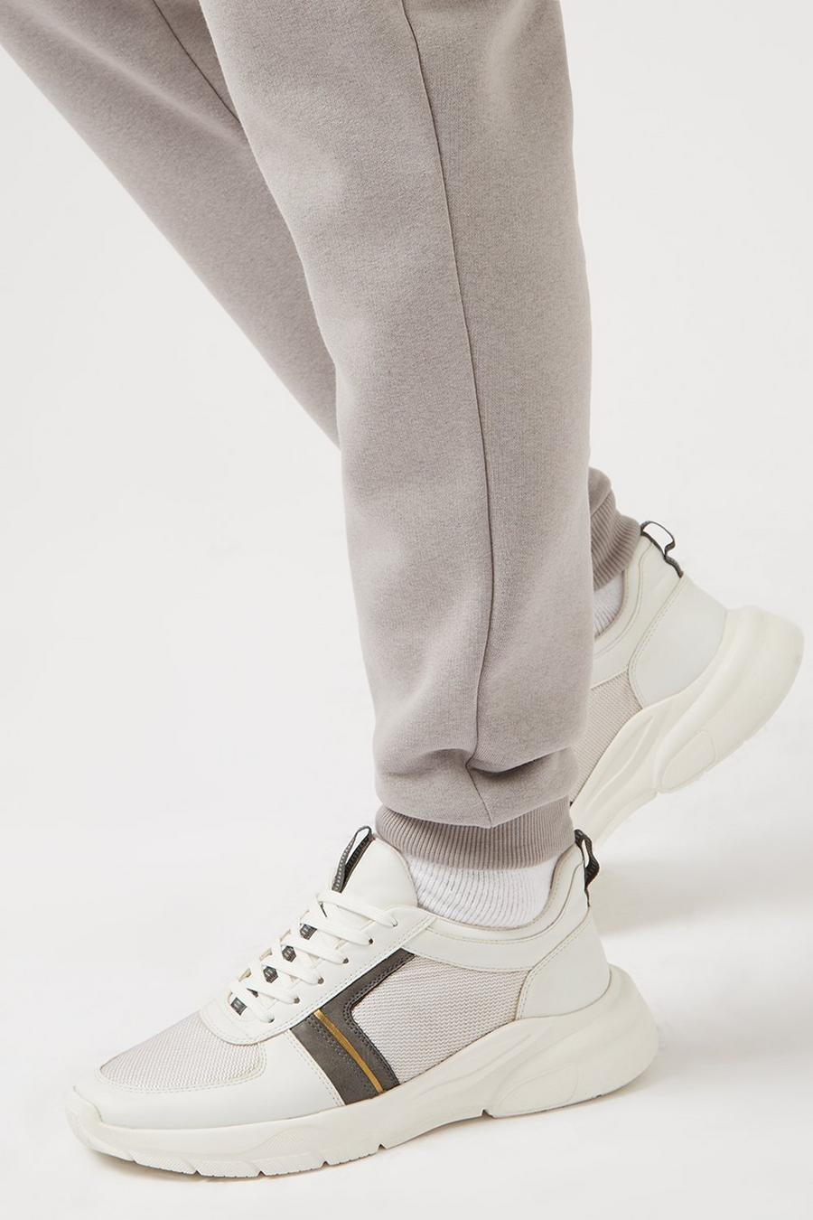 Chunky Trainers With Tonal Mesh Detail