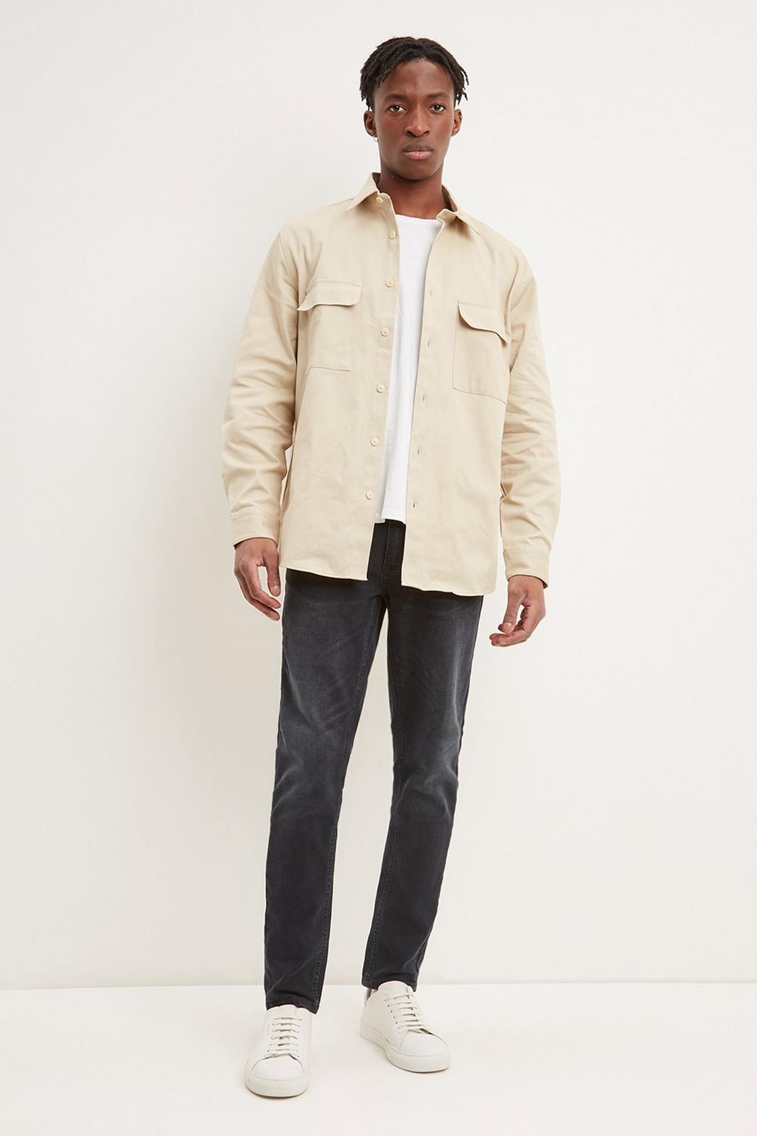 124 Relaxed Fit Utility Overshirt image number 2