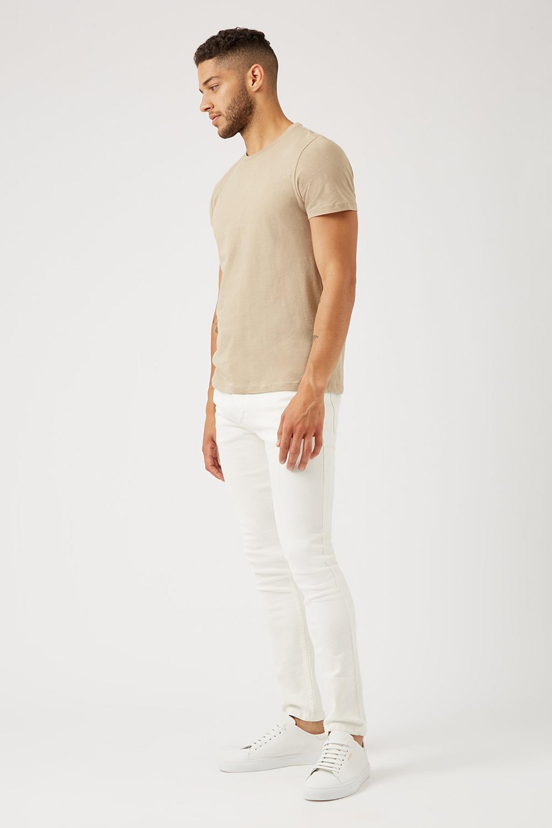 ecru skinny jeans