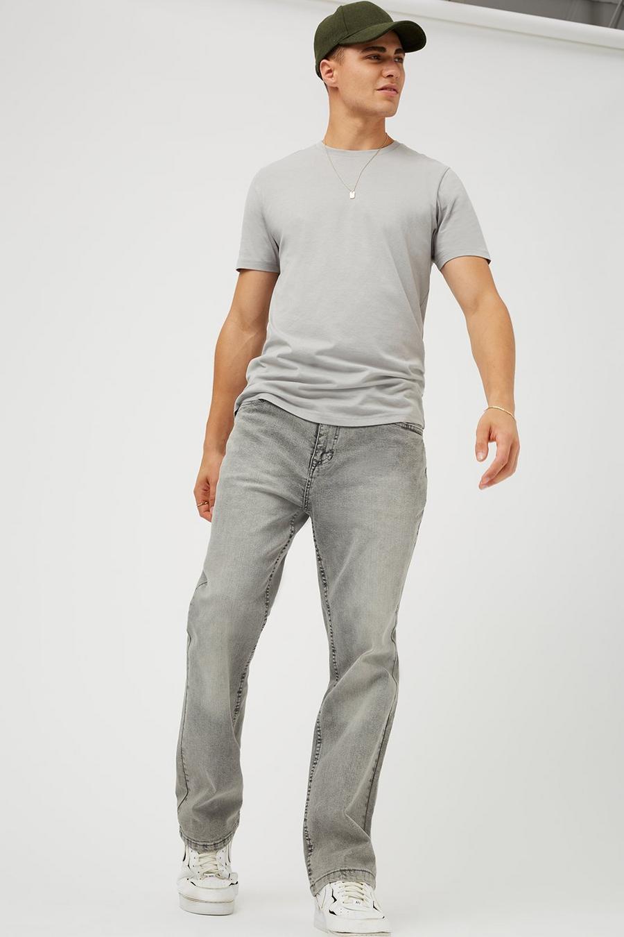 Relaxed Dusty Grey Jeans