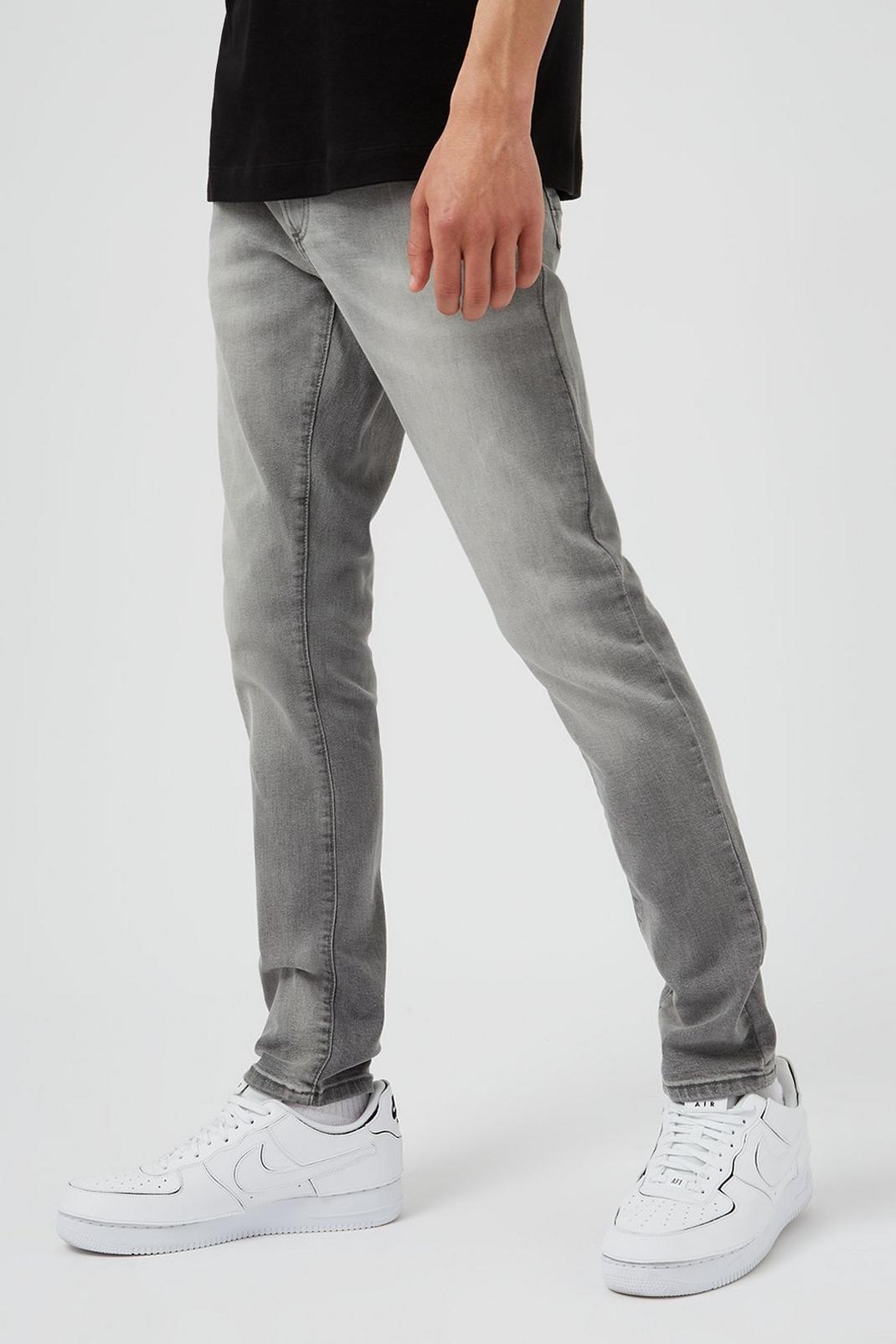 131 Skinny Clean Grey Organic Jeans image number 2