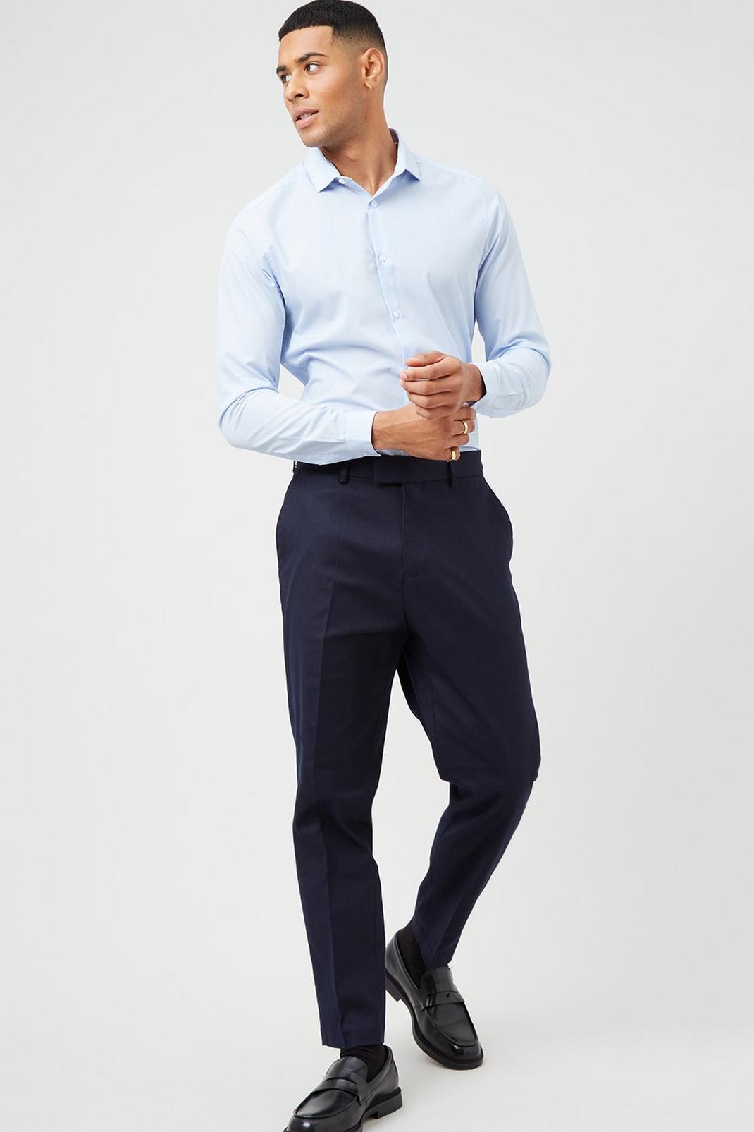 148 1904 Cotton Blend Twill Tapered Trouser image number 2