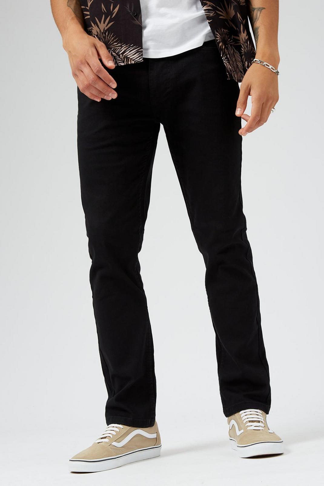 105 Black Slim Fit Jeans image number 2