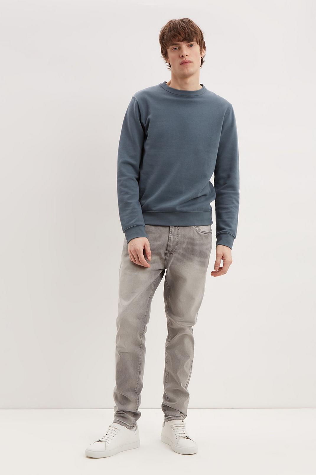 508 Tapered Clean Grey Jeans image number 2