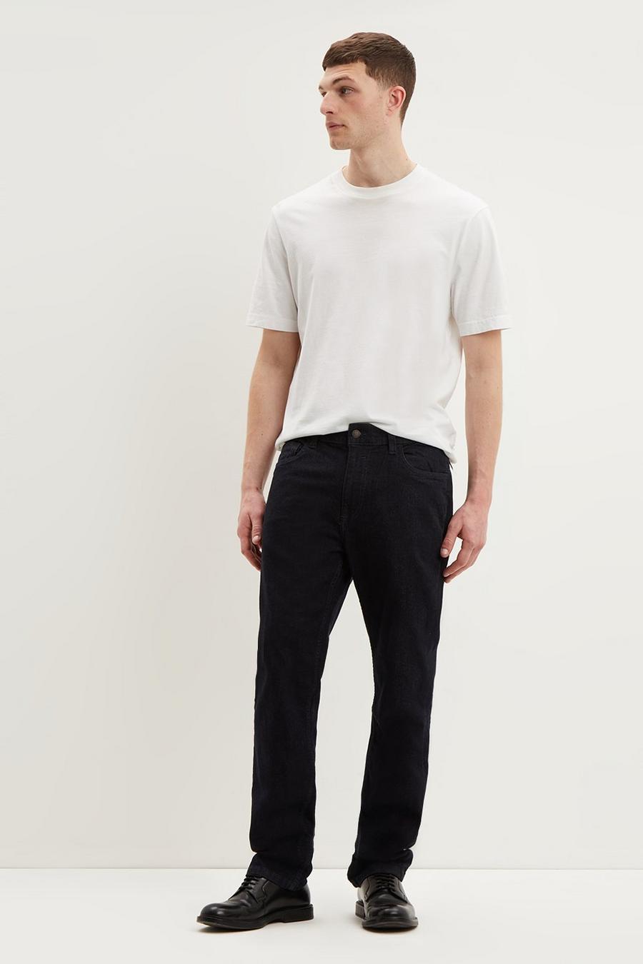 Straight Rinse Wash Jeans