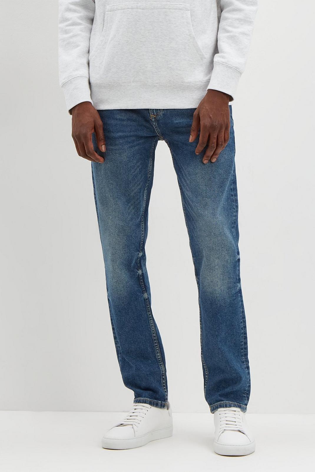 Dark blue Slim Vintage Jeans image number 1