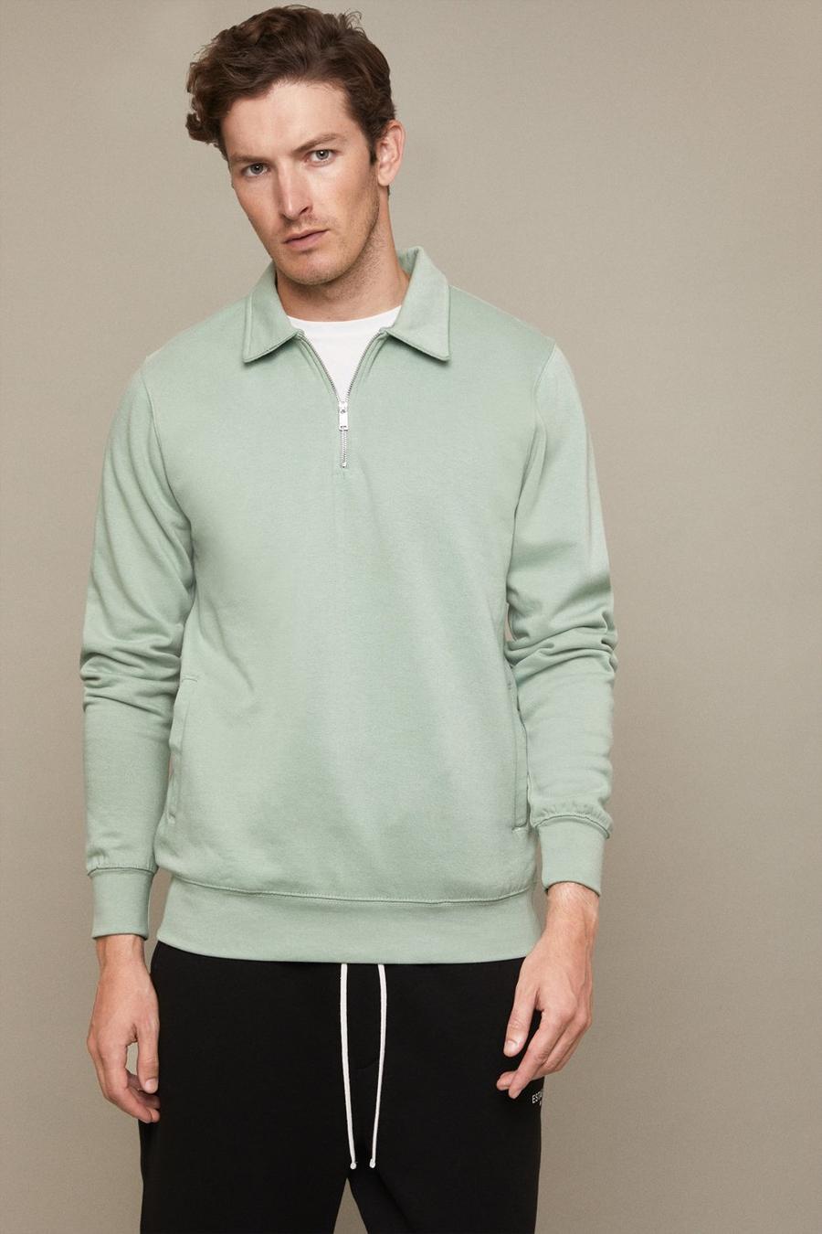 Core Sweater With Collar