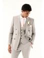 131 Grey Slub Textured Waistcoat