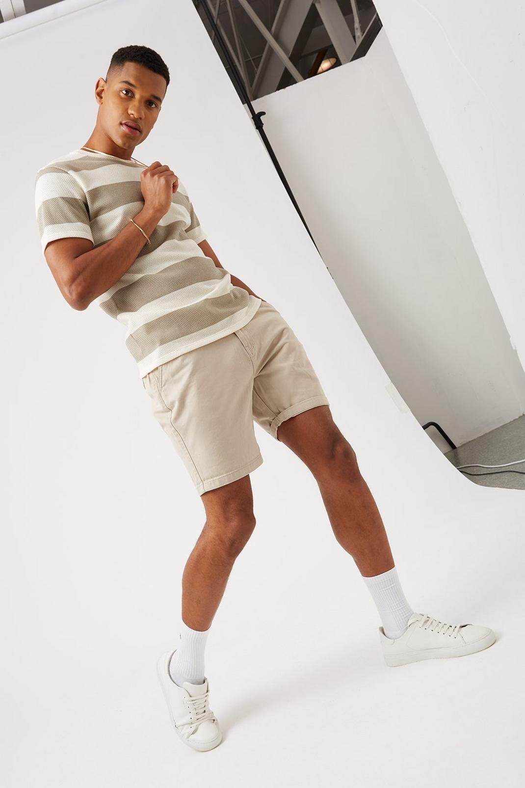 165 Cotton Twill Chino Shorts image number 2