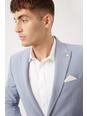106 Blue Basketweave Slim Fit Suit Blazer