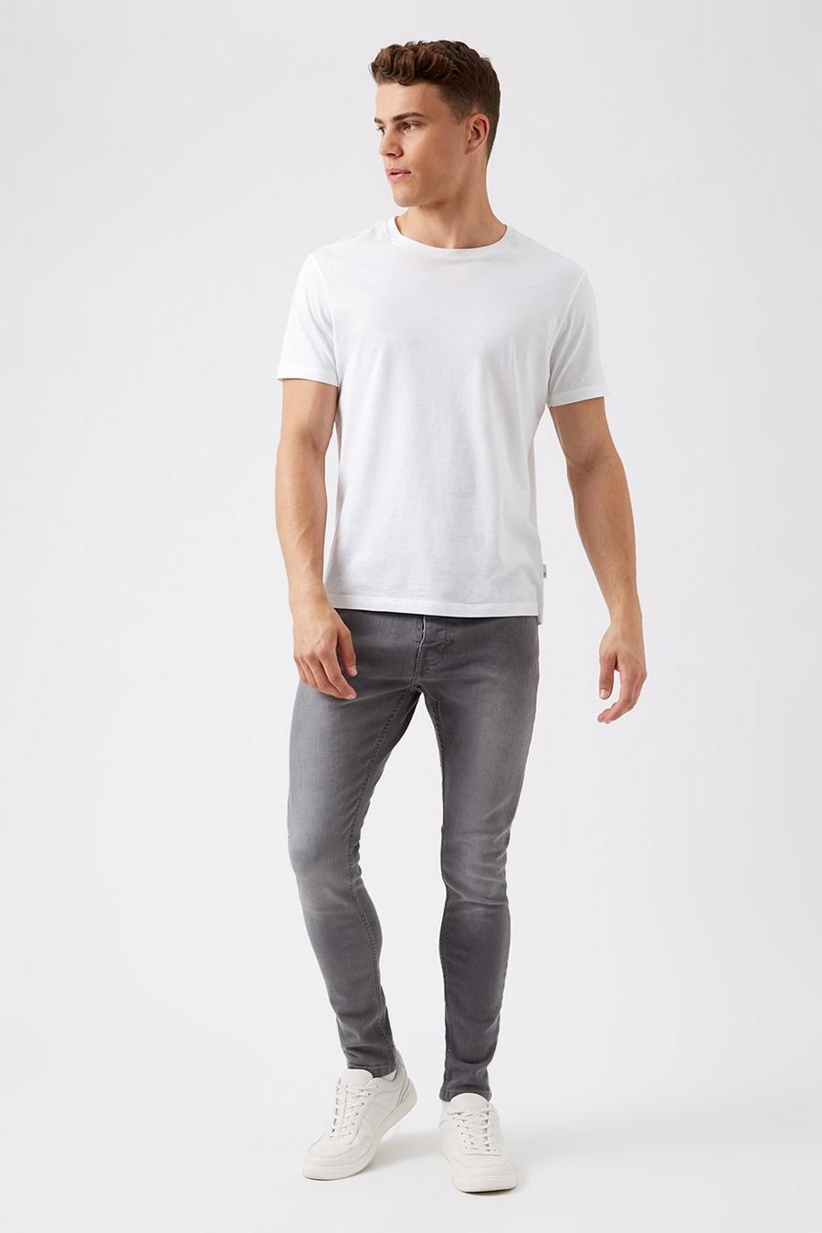 Skinny Washed Grey Jeans
