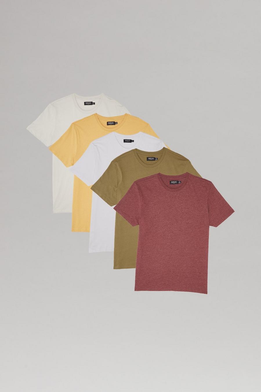 Camel Mixed Slim Fit 5 Pack