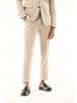 996 Neutral Dogtooth Skinny Fit Suit Trouser
