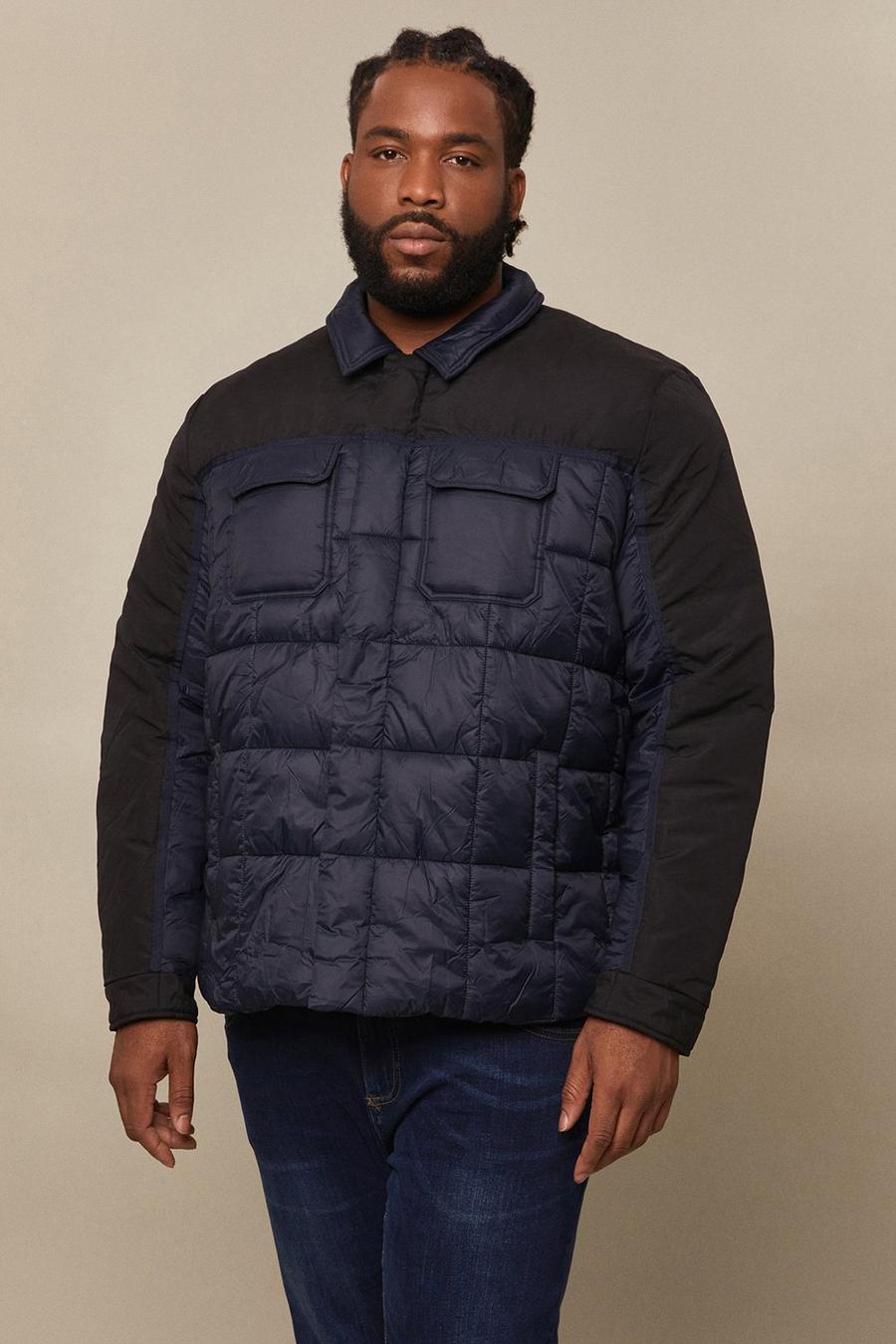 Plus And Tall Maxim Square Quilt Jacket