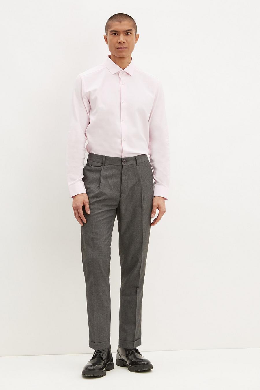 Tailored Fit Houndstooth Shirt