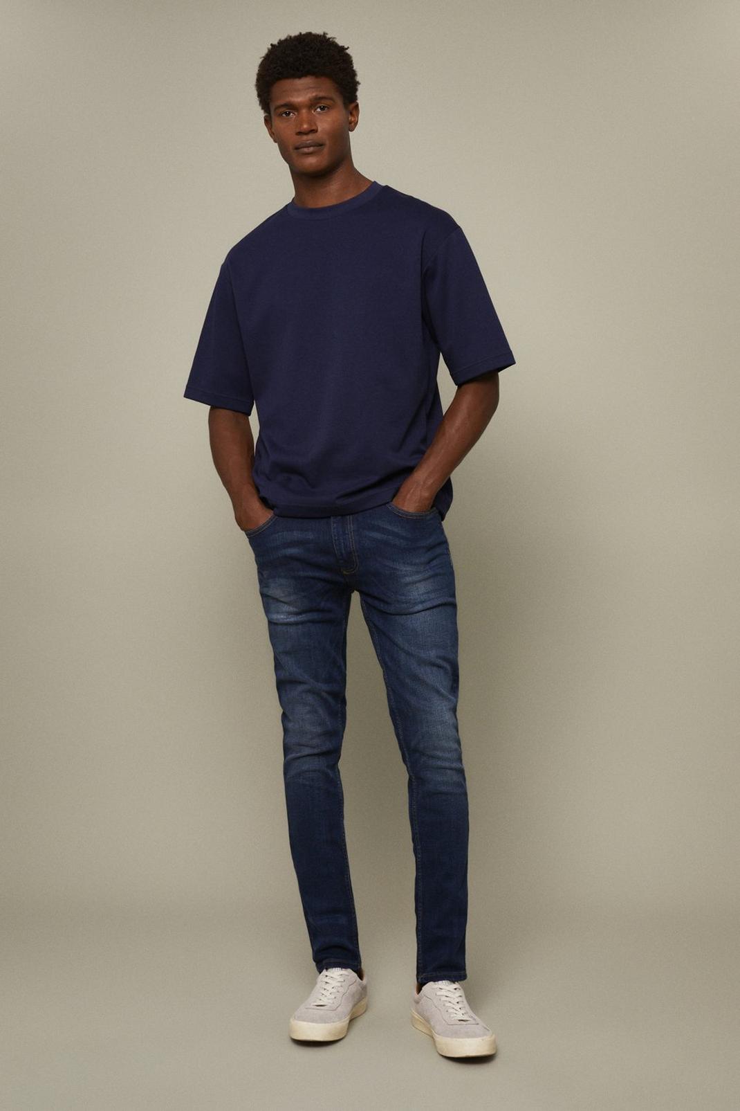 340 Super Skinny Mid Blue  Jeans image number 2