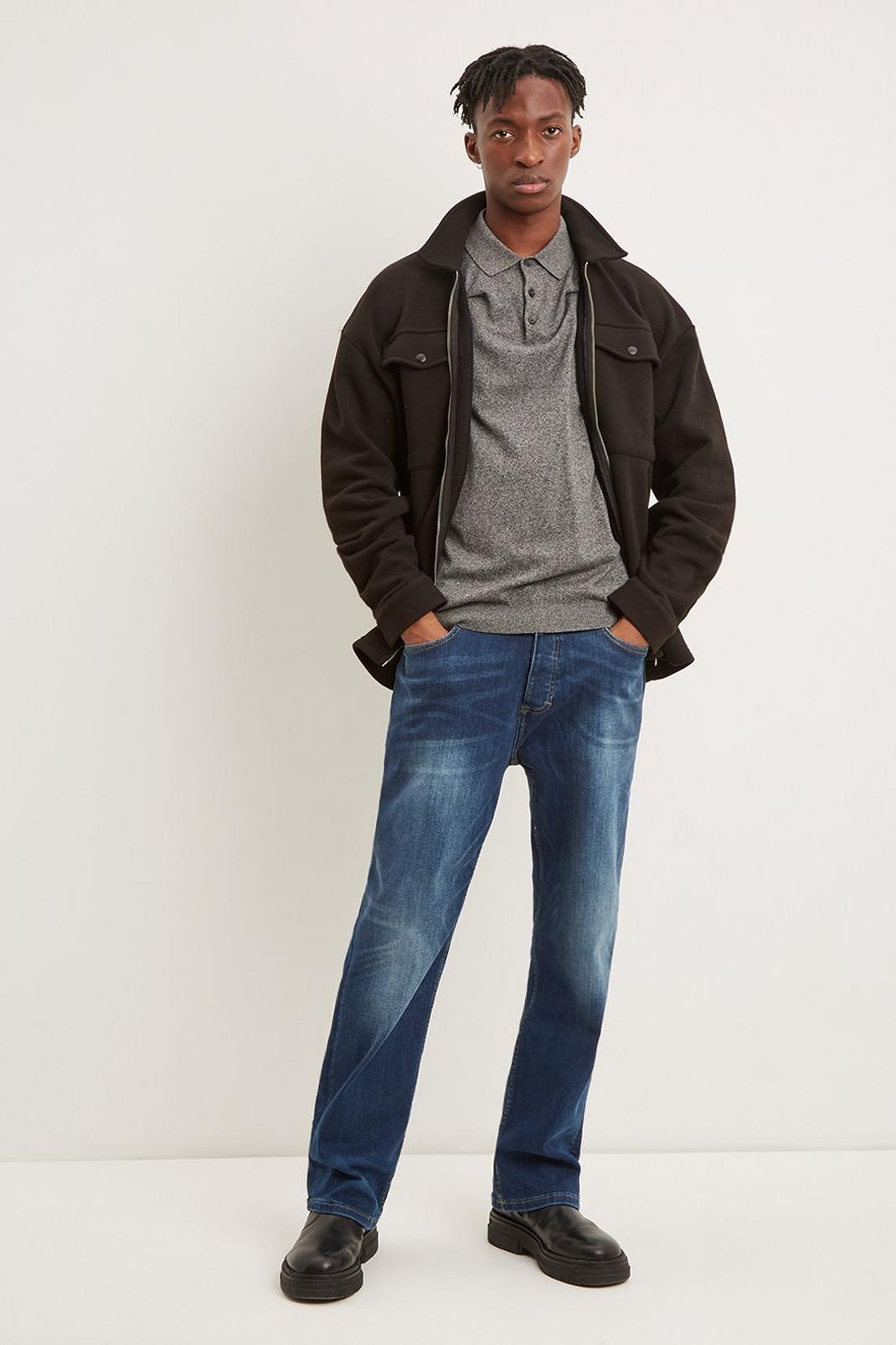 340 Relaxed Mid Blue Jeans image number 1
