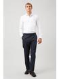 148 Navy Pinstripe Tapered Fit Suit Trouser