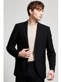105 Tailored Black Essential Suit Jacket