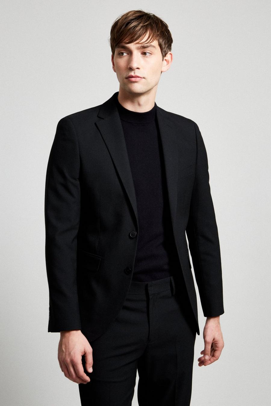 Skinny Black Essential Two-Piece Suit