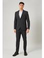 115 Skinny Charcoal Essential Suit Blazer