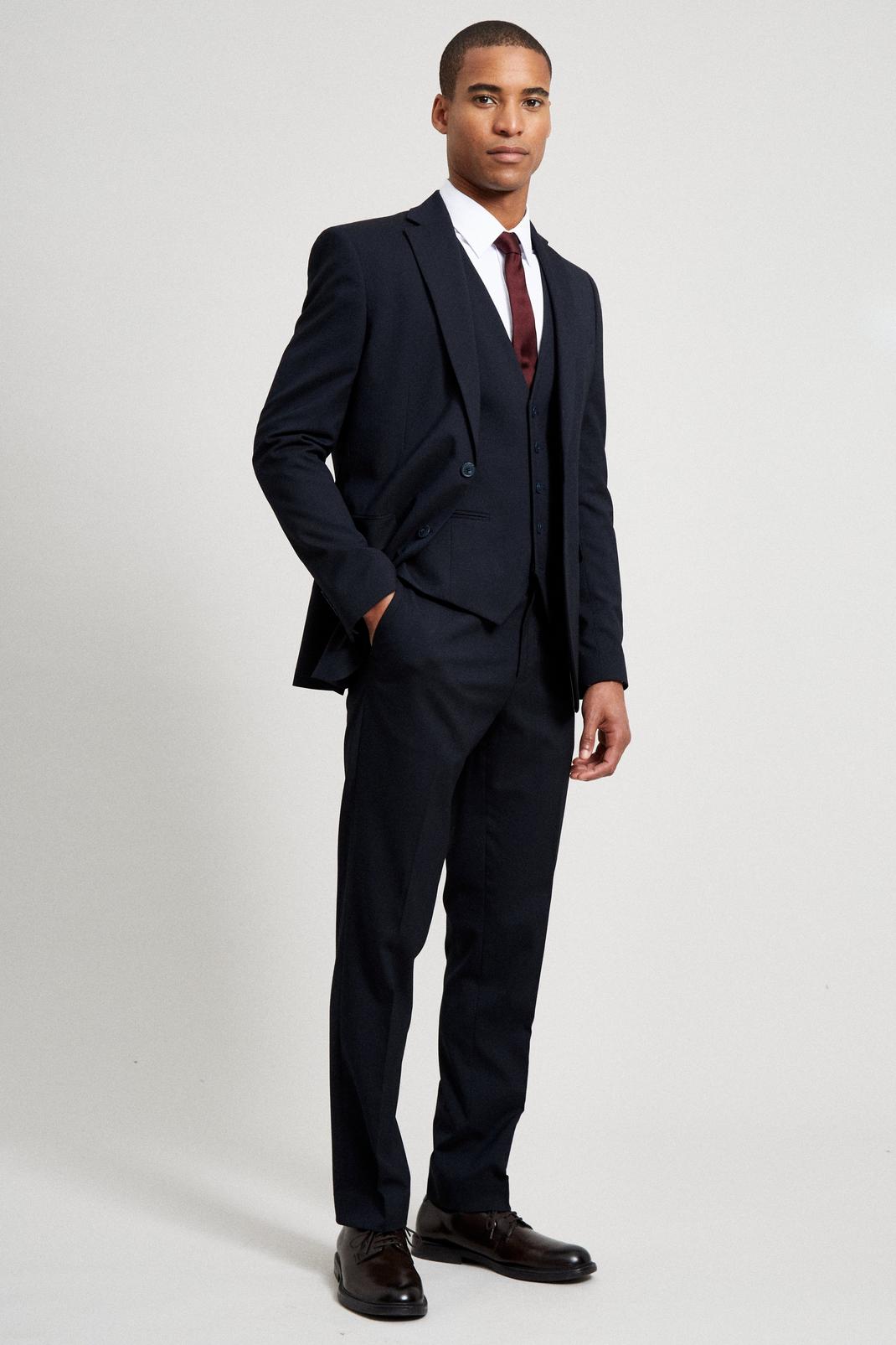 148 Slim Navy Essential Suit Trouser image number 1