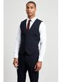 148 Slim Navy Essential Suit Waistcoat