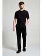 105 Slim Black Essential Suit Trouser