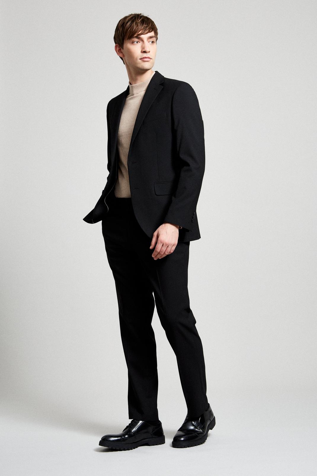 105 Tailored Black Essential Suit Trouser  image number 2