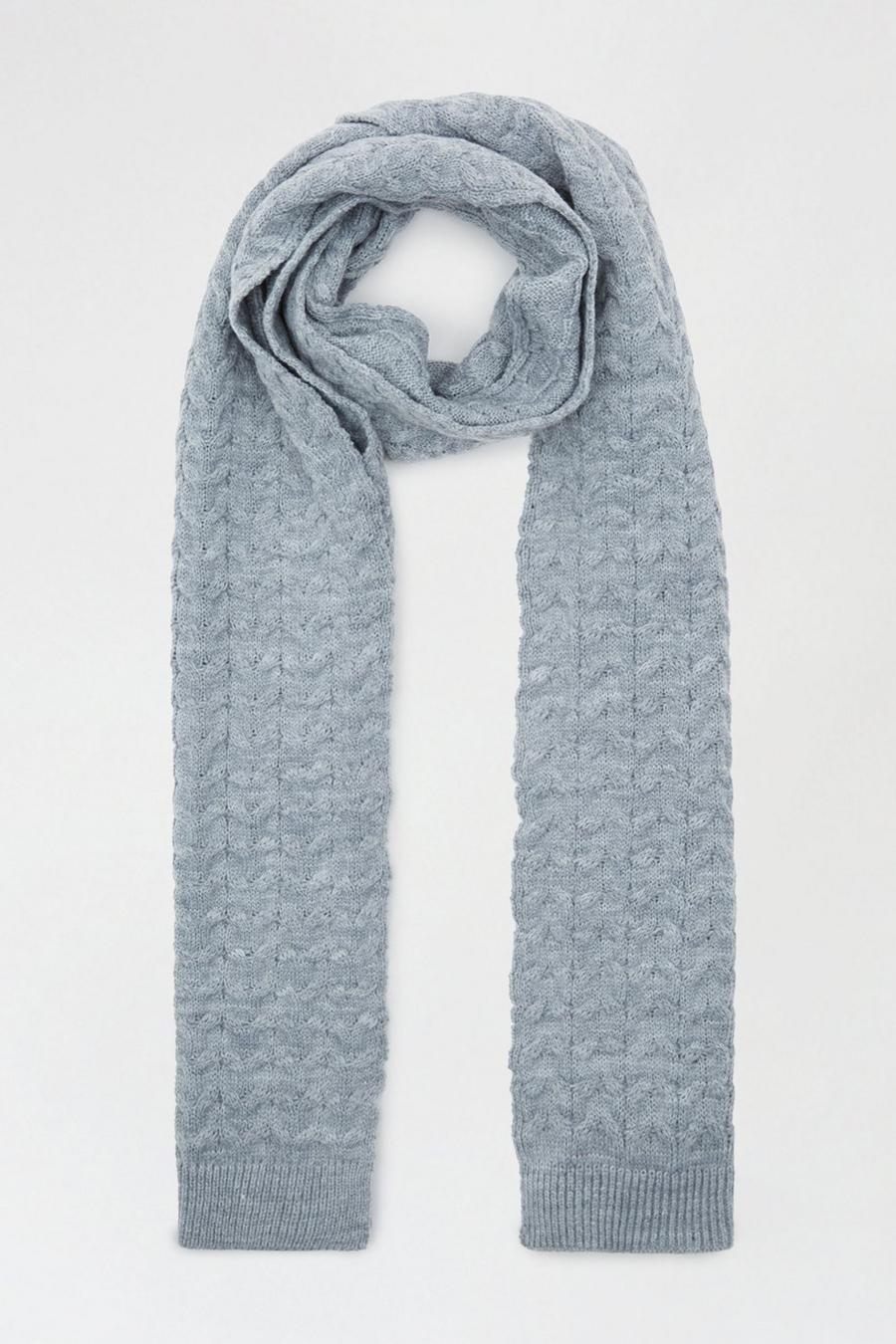 Cable Knitted Scarf