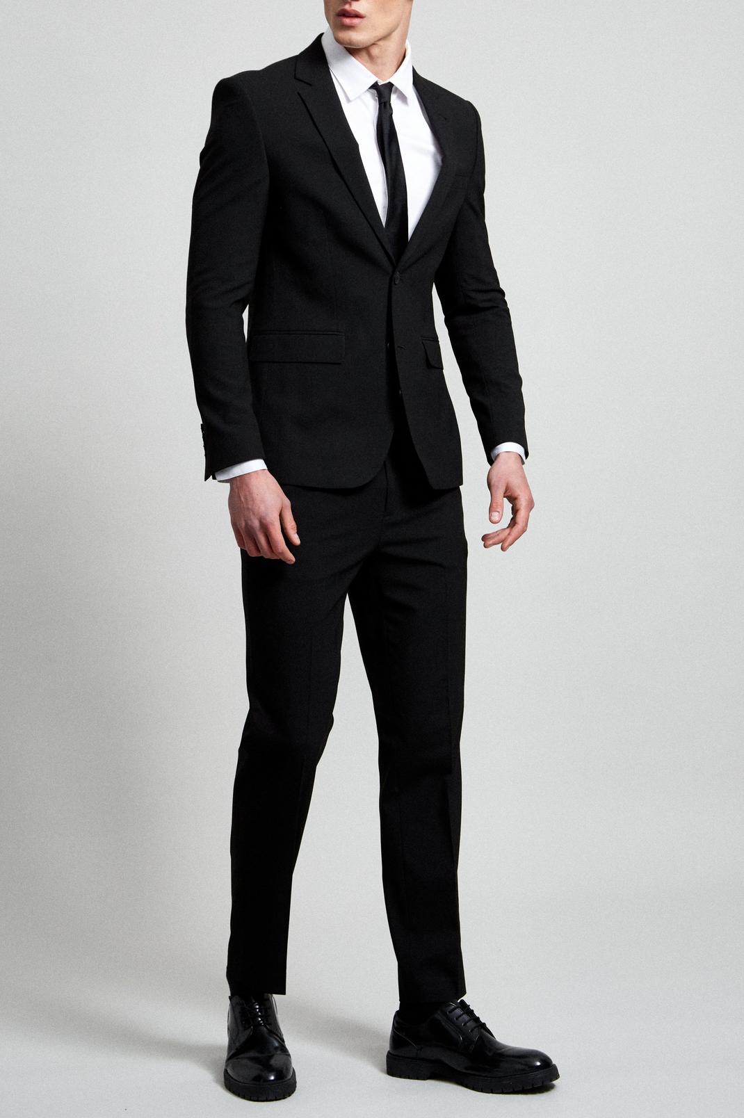 105 Slim Black Essential Suit Blazer image number 1