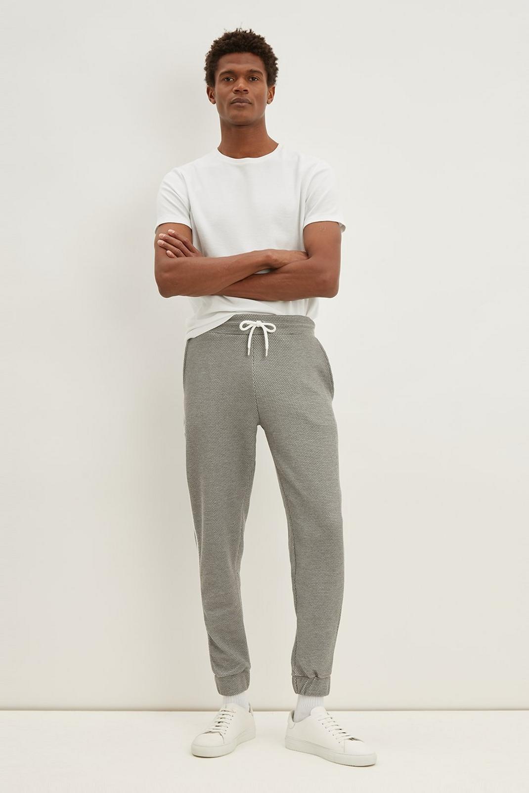 131 Waffle Side Piping Joggers image number 1