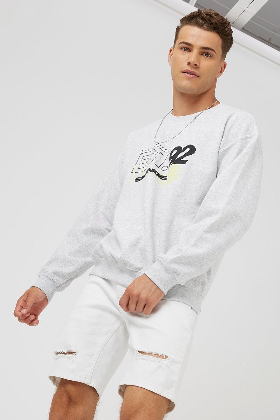 Grey Est 92 Neon Sweatshirt