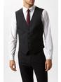 Tailored Fit Charcoal Essential Suit Waistcoat