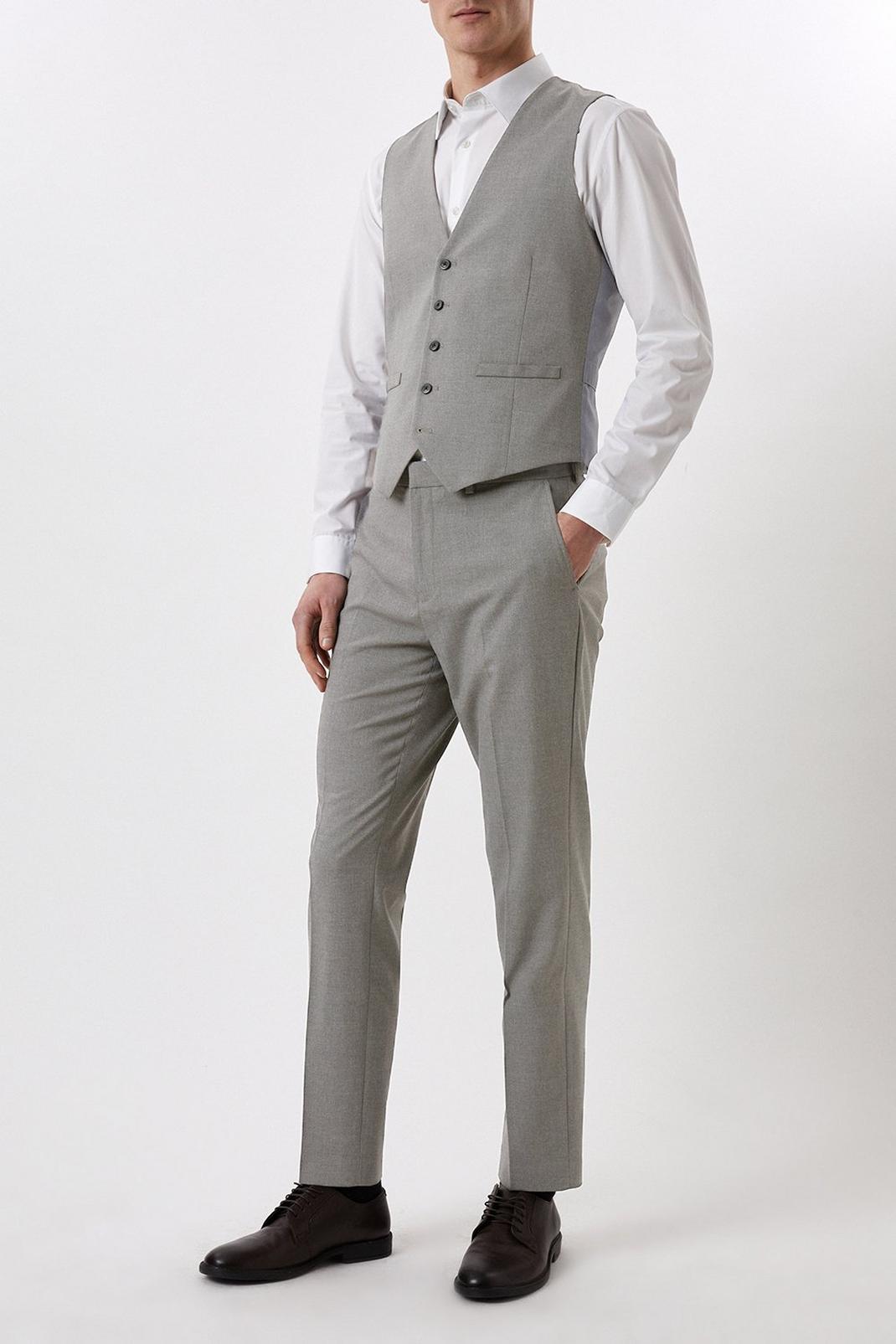 508 Slim Fit Light Grey Essential Trouser image number 2