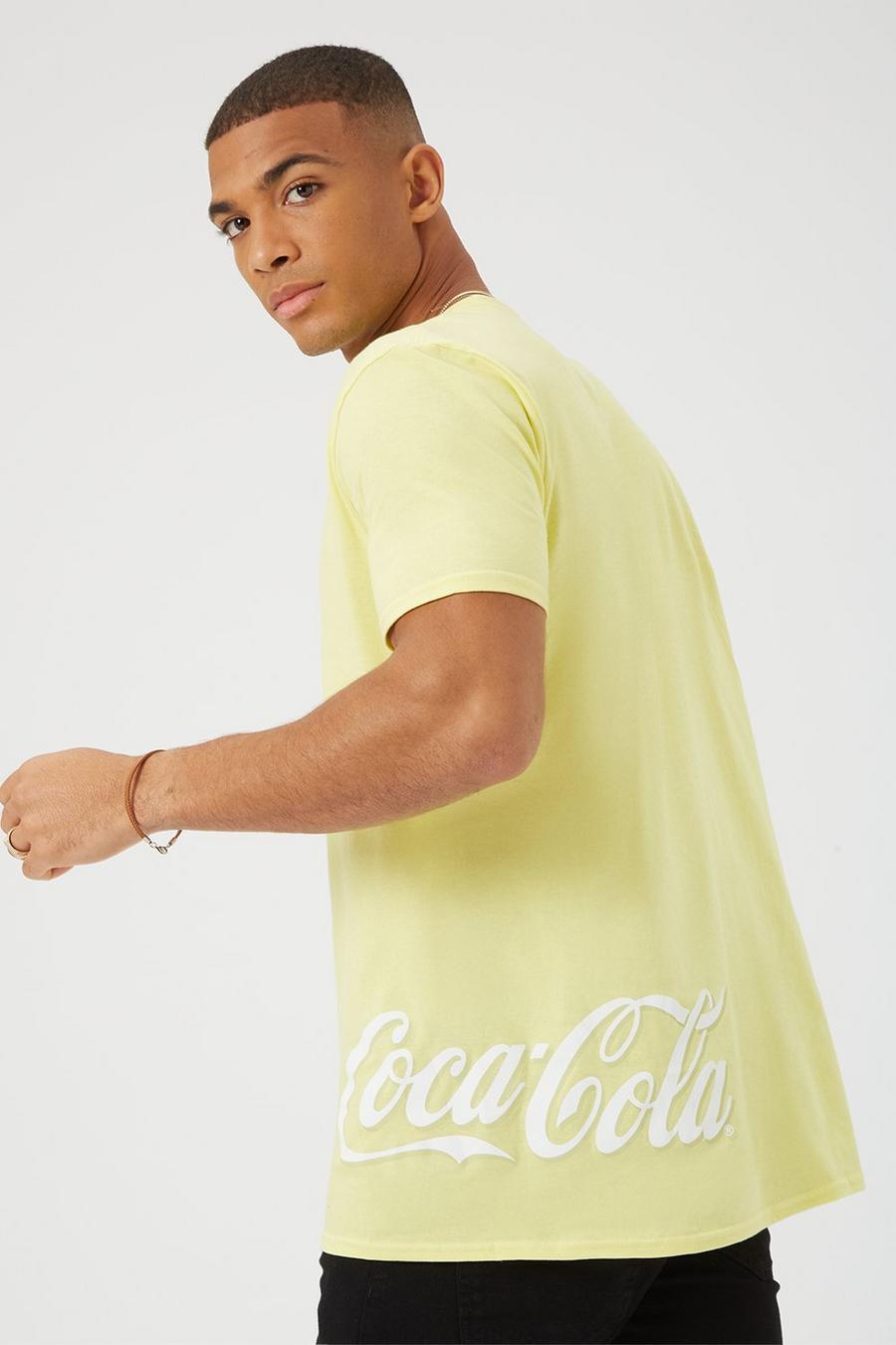 Yellow Side Coca Cola Logo T-shirt