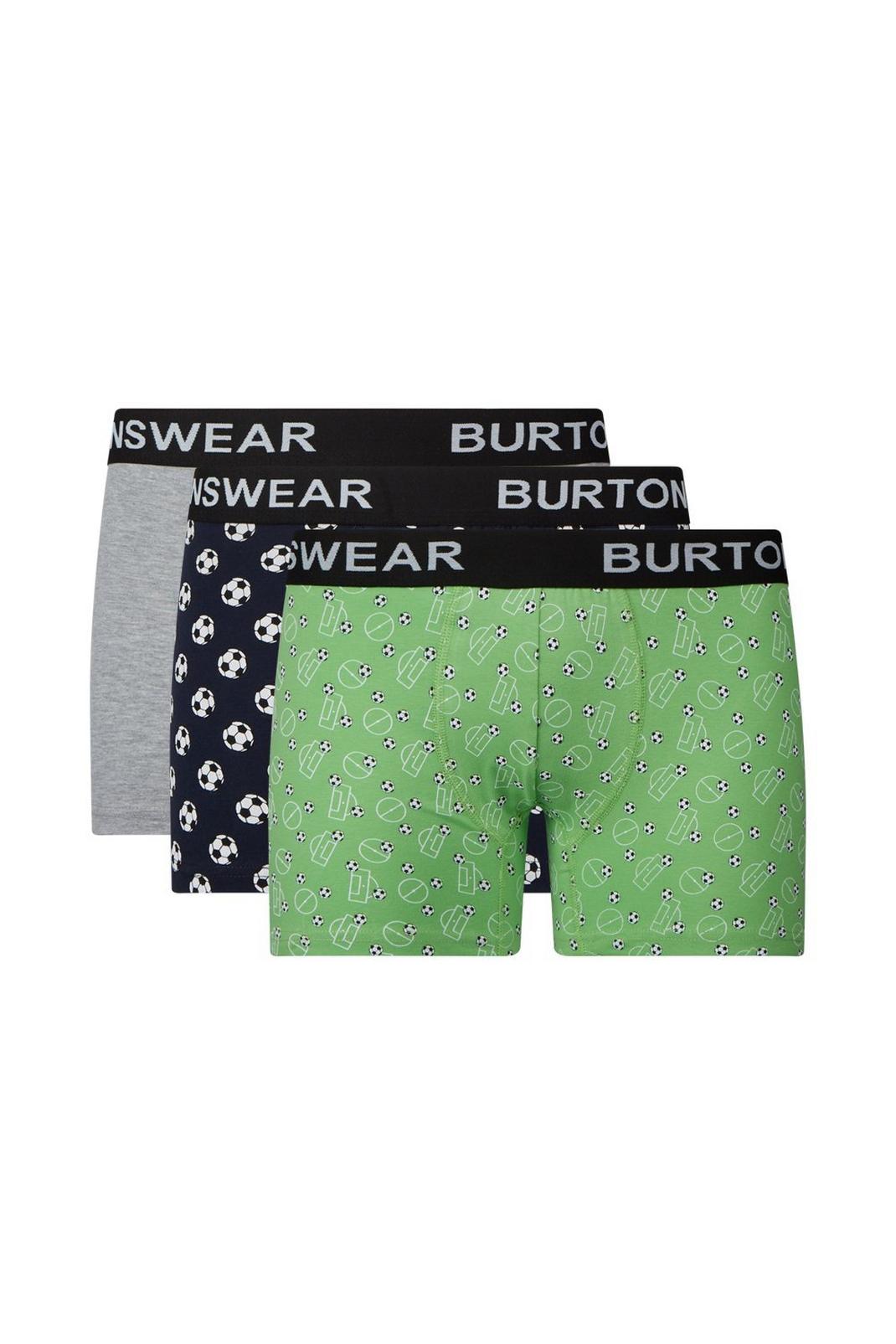 144 3 Pack Coloured Football Trunks image number 1