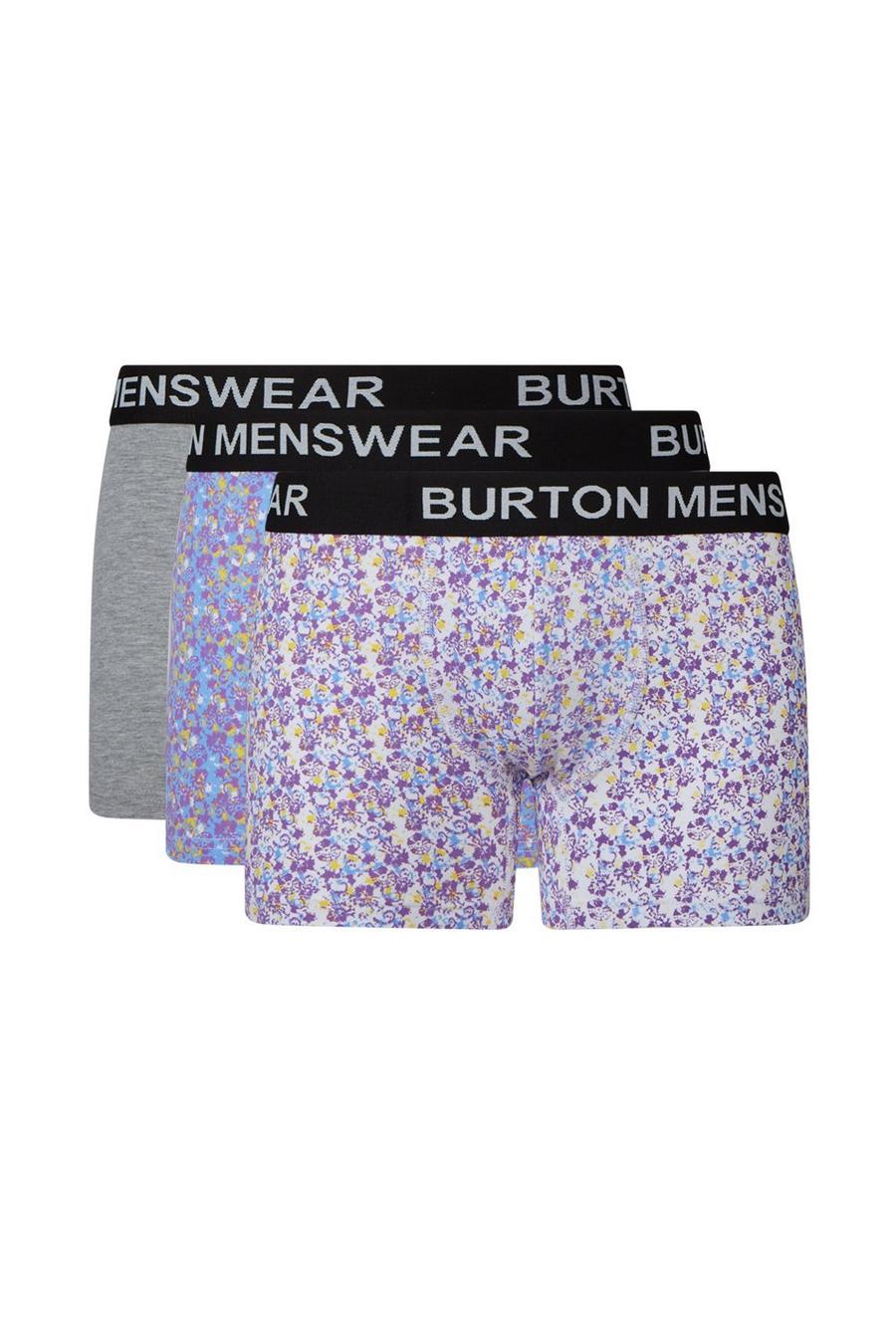 Plus And Tall Purple Tie Dye Trunks