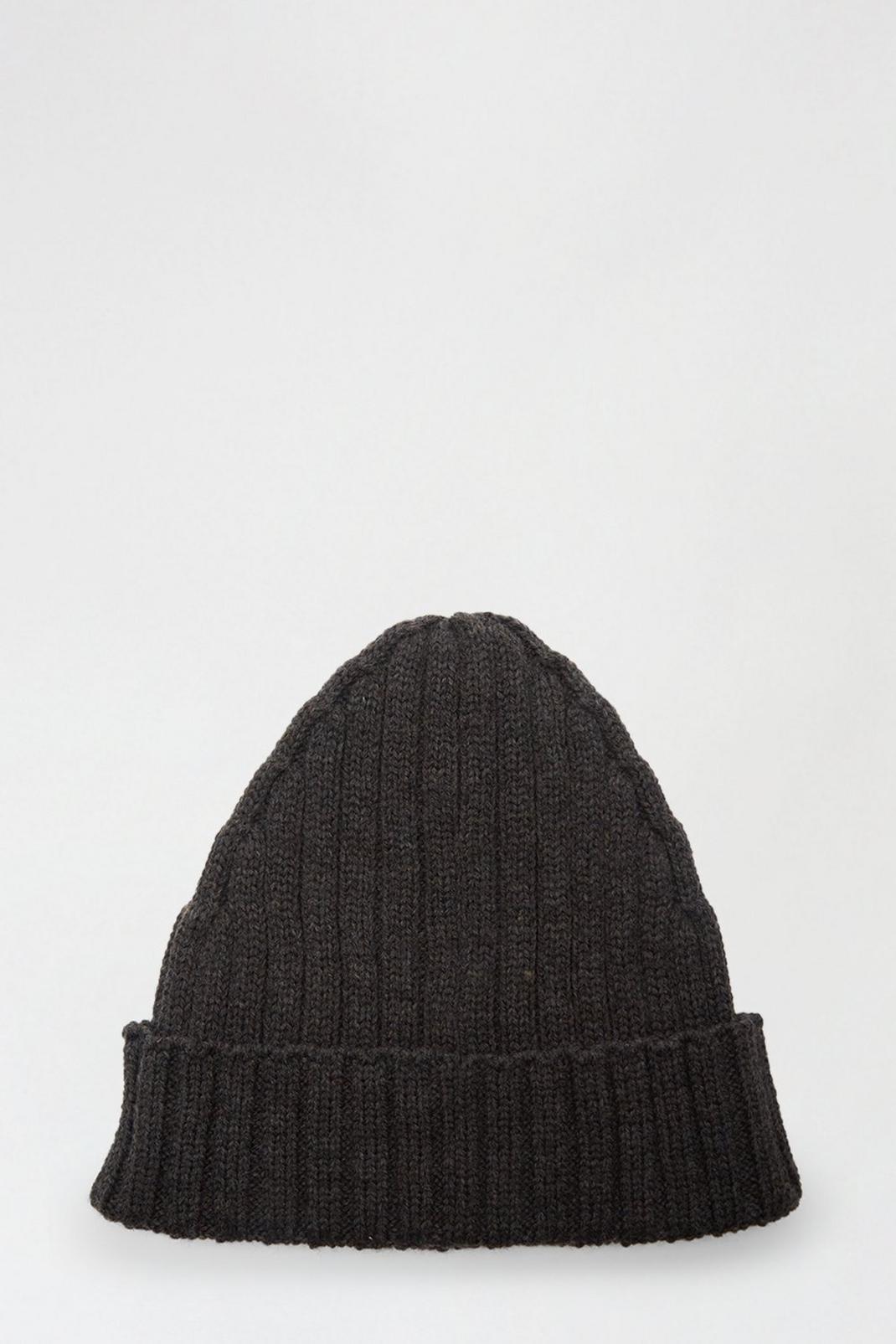 115 Recycled Polyester Marl Rib Beanie image number 1