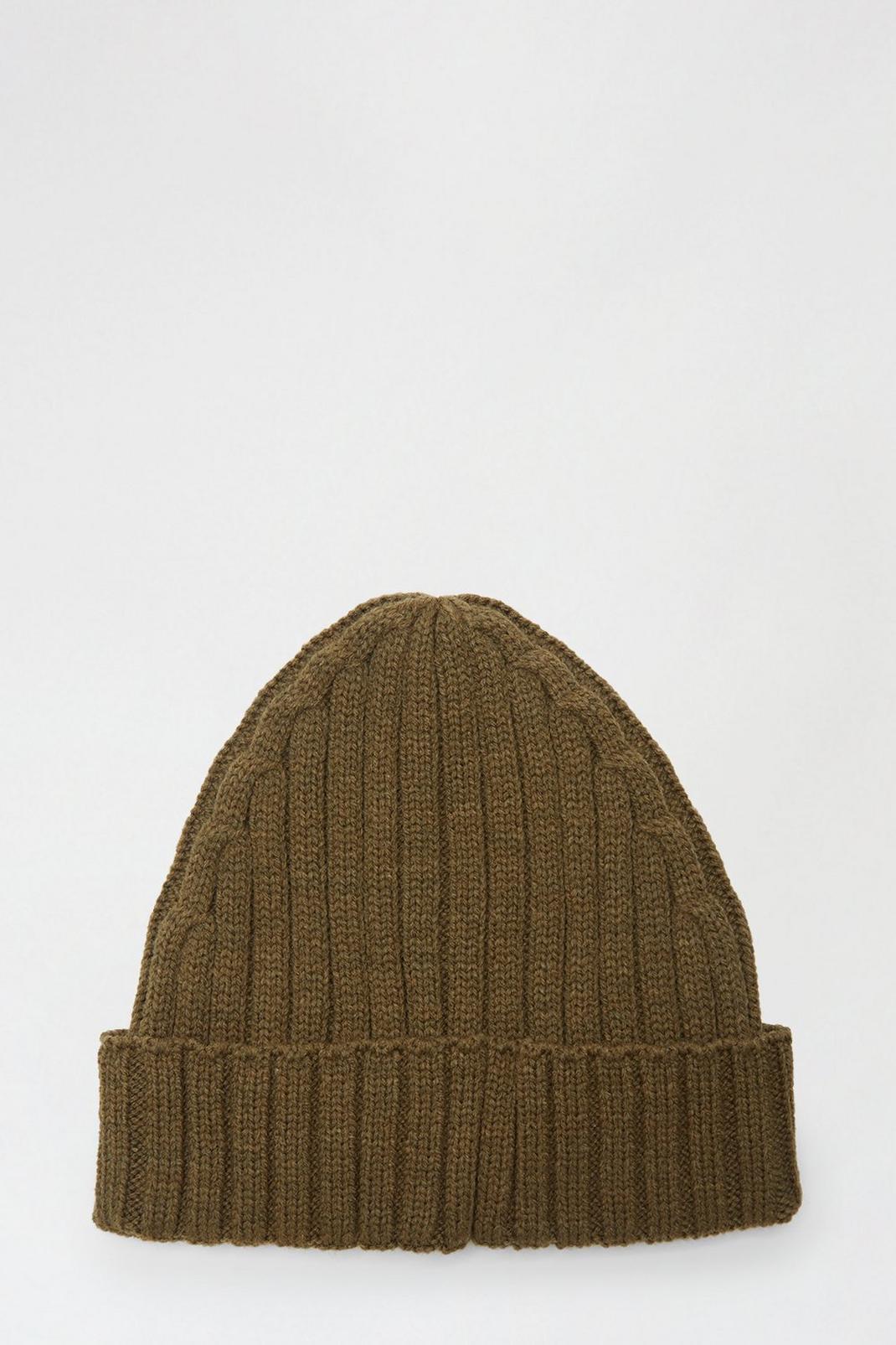 739 Recycled Polyester Marl Rib Beanie image number 1