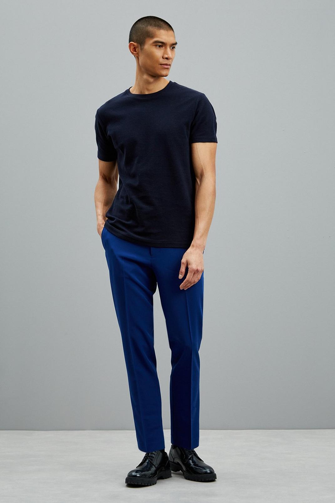Cobalt Bi - Stretch Skinny Fit Suit Trouser image number 1