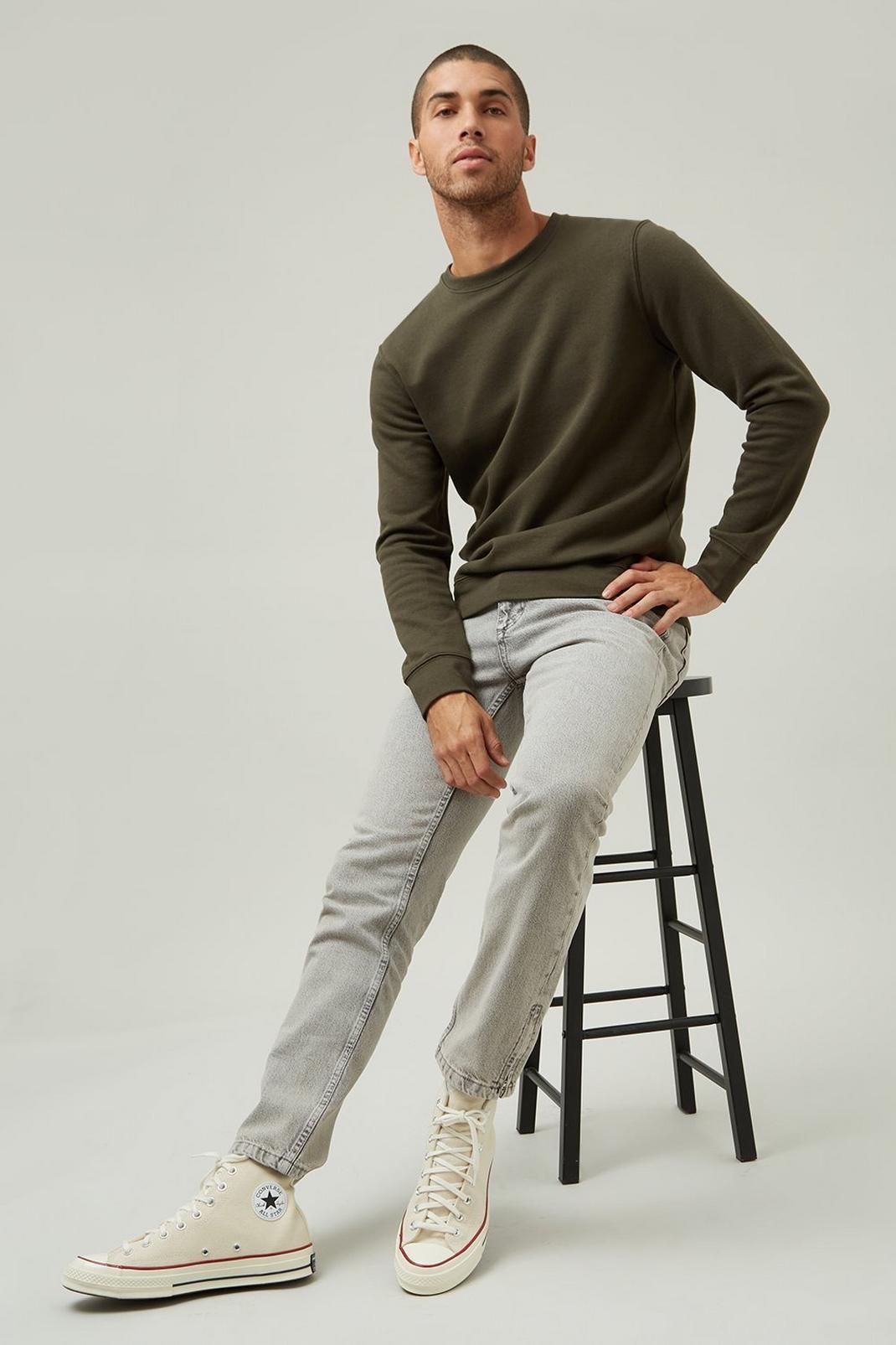 508 Loose Tapered Light Grey Jeans image number 2